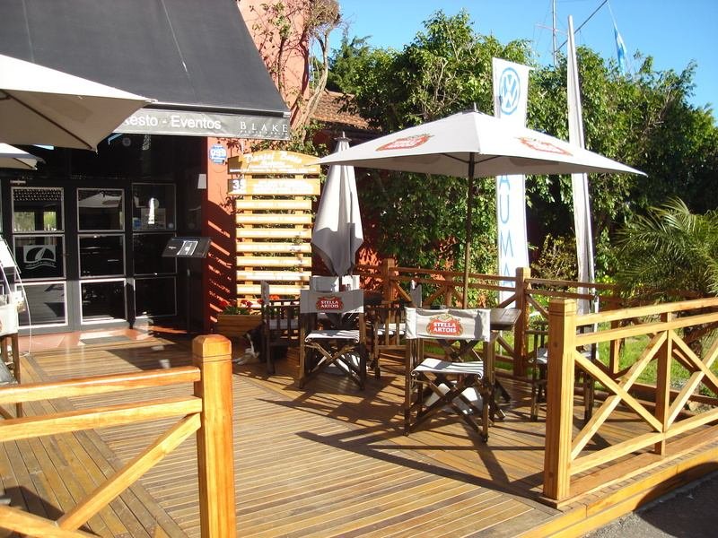 Deck de madera, vista general