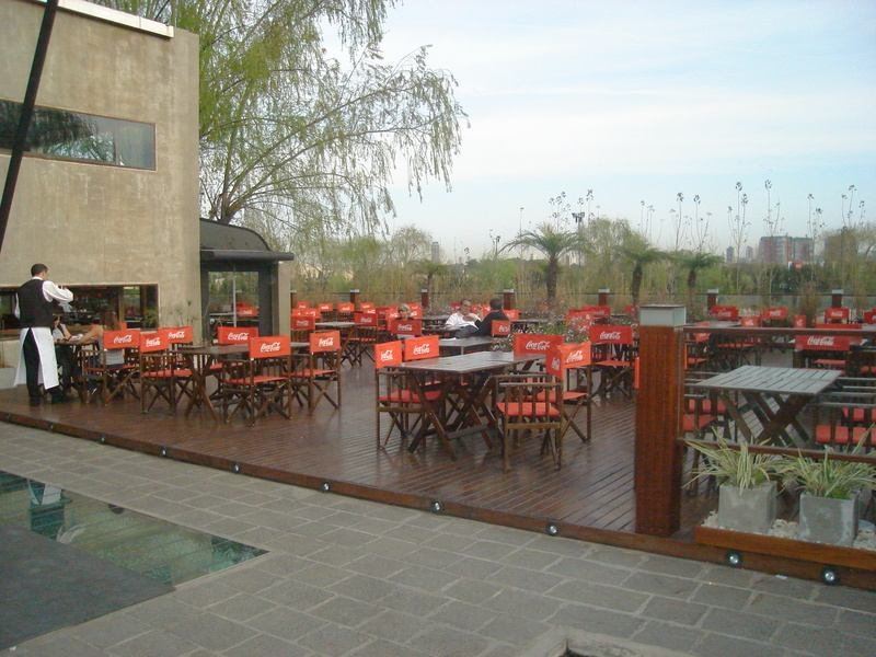 Deck de madera, detalle de tablas
