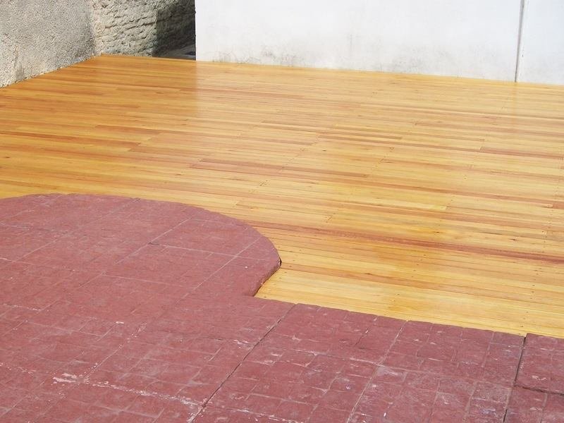 Deck de madera, otra vista
